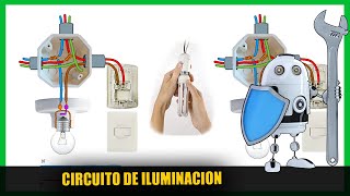 INSTALACION de INTERRUPTORES y quotFOCOSquot de una casa explicado paso a paso CIRCUITO DE ILUMINACION [upl. by Alma]