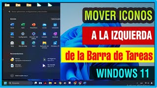 Cómo poner el Menú de Windows 11 a la izquierda [upl. by Sakovich40]