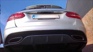 Mercedes C200 2017 stock exhaust sound [upl. by Ivets]