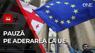 INFO ONE  GEORGIA NU VA ADERA LA UNIUNEA EUROPEANĂ [upl. by Dnalro]