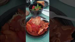 PASTA LUNCH WITH SALAD GARLIC BREAD [upl. by Aeriell]