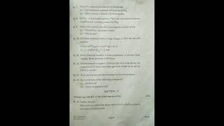 hsc 12th chemistry exam paper 2023 Maharashtra board 12th chemistry question paper 2023 [upl. by Helman]