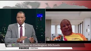 Papa G Thespian Don Mlangeni Nawa pays tribute to Darlington Michaels [upl. by Htrahddis]