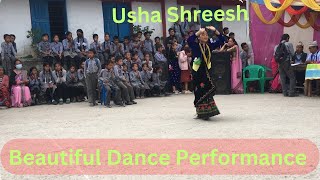 Surkhet Bulbule Tal • Sal Ko Patko Tapari Hune • School Dance • Purushodaya Bareng Baglung [upl. by Goldina]