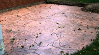 Stamped Concrete Patios and Driveway videos St Louis MO St Charles Concrete contractors [upl. by Ognimod662]