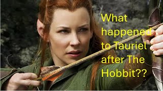 What happened to Tauriel after The Hobbit and why she didn’t go with Legolas at the end The Hobbit [upl. by Russel976]