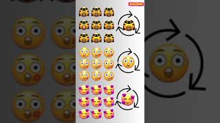 Find Odd Emoji out emojichallenge youtubeshorts findthedifference games viralshorts [upl. by Theodora321]