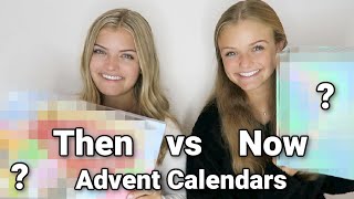 Then vs Now Advent Calendars Opening ALL 24 Days [upl. by Ardnohsed]