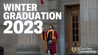 Abertay Universitys 2023 Winter Graduation Ceremony [upl. by Anilas]