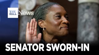 Laphonza Butler SWORNIN As Diane Feinstein’s Replacement In Senate [upl. by Noside]