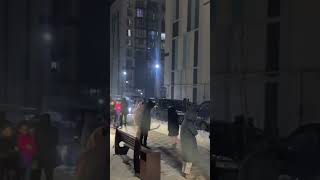 Kazakhstan Earthquake 70 magnitude In Almaty people run out into the street [upl. by Sculley]