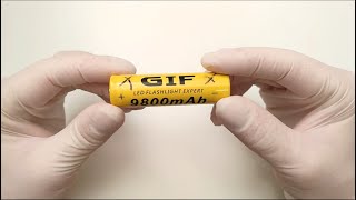 GIF 9800mAh Liion battery REAL or FAKE What do you think [upl. by Nnael]