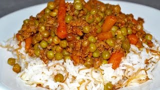 recette libanaise Riz petit poisviande hachéeطريقة عمل الارز بالبازلاءmayaencuisine [upl. by Anonyw]