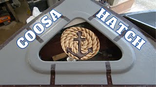 EP11 How to build Custom Coosa Hatches installing Bow and Stern Decks  How to Gelcoat your boat [upl. by Hatnamas]