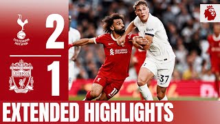 EXTENDED HIGHLIGHTS Nineman LFC defeated by lastminute own goal  Tottenham 21 Liverpool [upl. by Keating808]