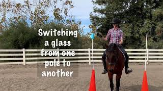 working equitation obstacles part 1 [upl. by Onoitna]