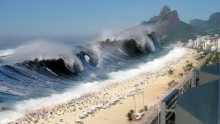 15 Largest TIDAL WAVES and Tsunamis [upl. by Rodina395]