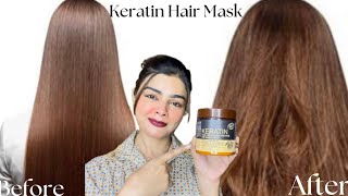 Keratin hair mask review How to use keratin hair mask Honest review kanwal kk [upl. by Stearne]