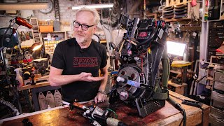 Adam Savage Inspects Hasbros Ghostbusters Proton Pack [upl. by Beck]