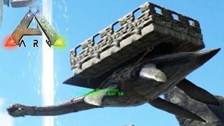 NUEVA CASA ENCIMA DE PLESIOSAURUS VOLADOR  VillaTuber 14  ARK Survival Evolved [upl. by Anattar]