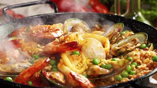 Quick amp Easy Paella  Oven Baked Seafood amp Chorizo Paella • TasteLife [upl. by Halverson]