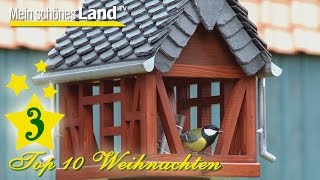 Vogelhaus aus Fachwerk mit Regenrinne in Handarbeit  Top 10 der besten Geschenkideen [upl. by Nohtanhoj]