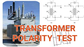 Single phase transformer polarity test [upl. by Seaden634]