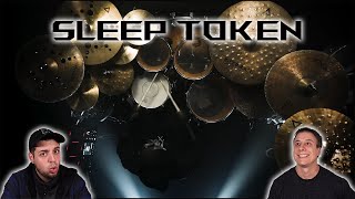 First Time Reaction Sleep Token Higher drum playthrough [upl. by Nwahsyt]