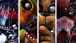 SFM FNAF Withered Animatronics Voice Line [upl. by Barbur]