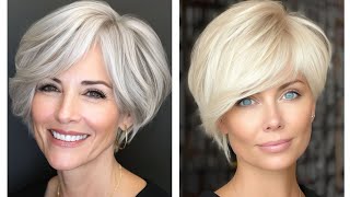 CORTES DE CABELLO CORTO MUJER 2024 pixie Haircut ideas [upl. by Phira]