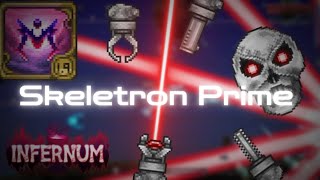 Skeletron Prime Melee  Infernum Mode Expert Terraria Calamity 203 [upl. by Yobybab]