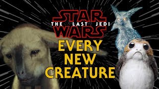 Every New Creature from The Last Jedi [upl. by Arliene]