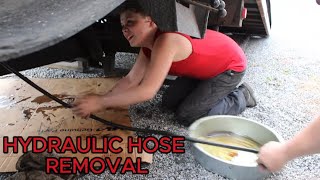 How To Remove A Hydraulic Hose [upl. by Anallij84]