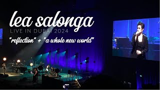 LEA SALONGA LIVE IN DUBAI 2024  quotREFLECTIONquot  quotA WHOLE NEW WORLDquot [upl. by Wattenberg]