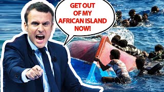 Frances President Plans to Brutally Evict Africans from its Colony Island Mayotte in Africa [upl. by Nevar]