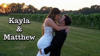 Kayla amp Matthew Wedding Highlights [upl. by Ylahtan]