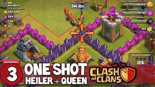 OneSHOT  quot15xHeilerQueenquot  Clash of Clans DeutschGerman [upl. by Ainiger]