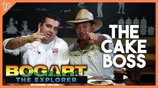 BOGART THE EXPLORER AND BUDDY VALASTRO JR Cake Boss Meets Rice Cake Boss [upl. by Nesyt]