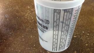 Mixing Cups Concrete Sealer Paint Solvent Measurement Cup [upl. by Opalina]