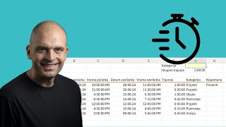 Kako da napravite alat za pracenje vremena u MS Excel u [upl. by Jorgensen]