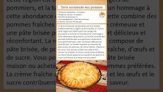 Tarte normande aux pommes  un dessert gourmand et facile à réaliser [upl. by Retniw]