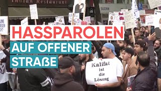 KalifatDemo mitten in Hamburg Konsequenzen gefordert [upl. by Ellerret]