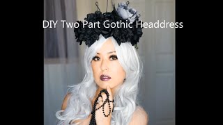 DIY Gothic Headdress Tutorial [upl. by Annayhs157]