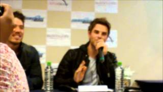 Nate Buzolic answers quotTeam Damon or Team Stefanquot [upl. by Tisbee]