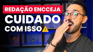 REDAÇÃO ENCCEJA CUIDADO COM ESSE ERRO [upl. by Arimlede]