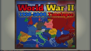 Ages of Conflict  World War II Timelapse Journey [upl. by Atig]