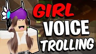 GIRL VOICE TROLLING ON ROBLOX NEIGHBORS VC [upl. by Rheingold]