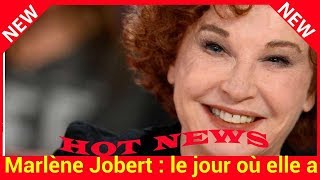 Marlène Jobert  le jour où elle a décidé d’arrêter le cinéma [upl. by Cul454]