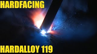 🔥 Hardfacing with Hardalloy Stick Electrode [upl. by Oileduab]