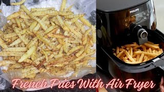 French Fries With Air Fryer without Oil By Mera Dasterkhwan MD [upl. by Aeriela]